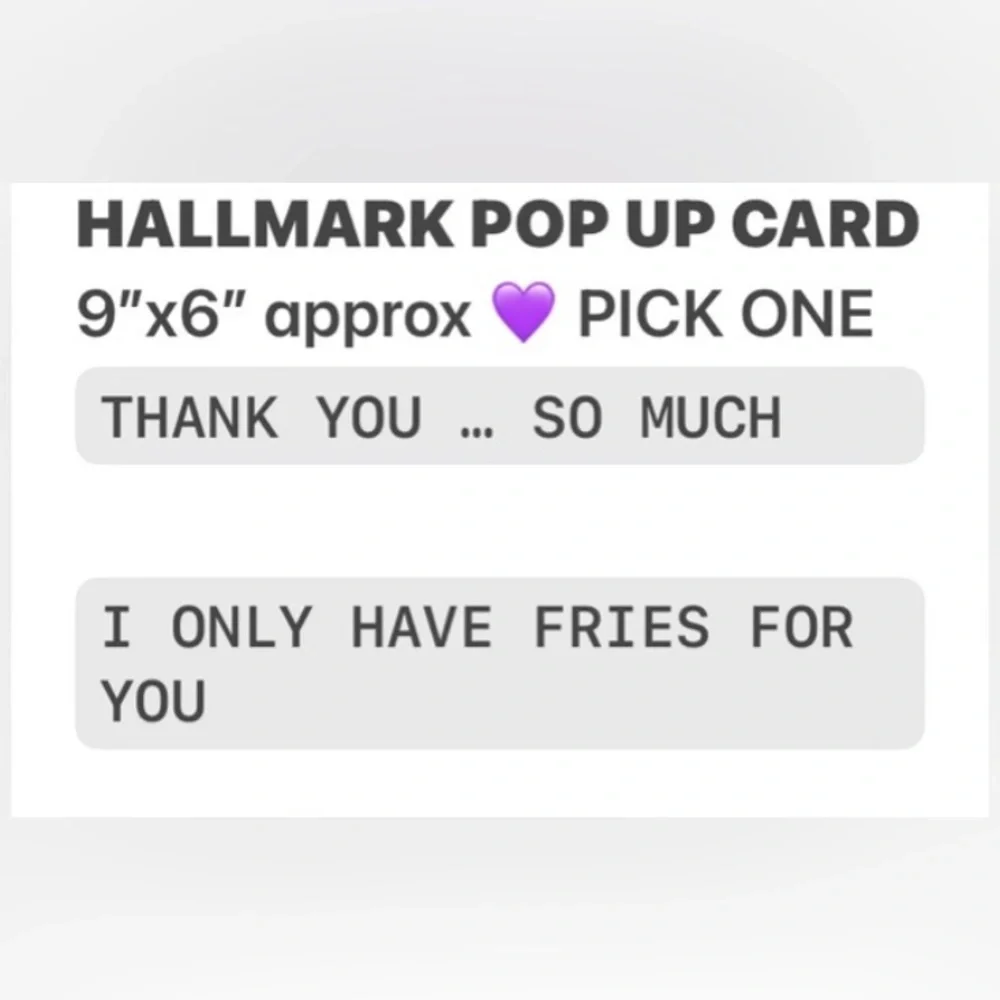 Hallmark fun card